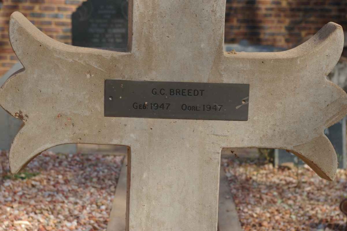 BREEDT Gerhardus C. 1947-1947