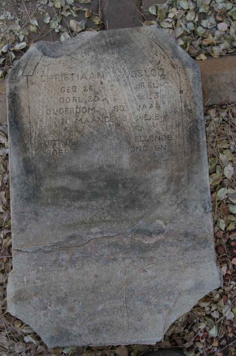 VOSLOO Christiaan 1864-1943