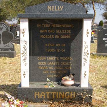 HATTINGH Nelly 1928-2005