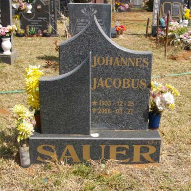 SAUER Johannes Jacobus 1933-2006