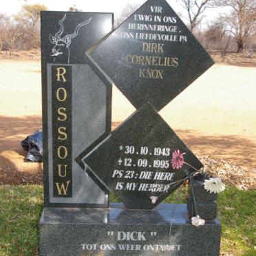 ROSSOUW Dirk Cornelius Knox 1943-1995