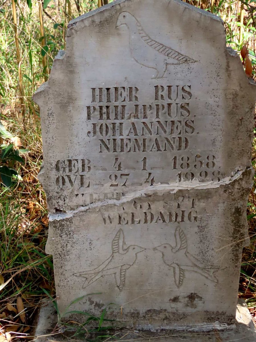 NIEMAND Philippus Johannes 1858-1923
