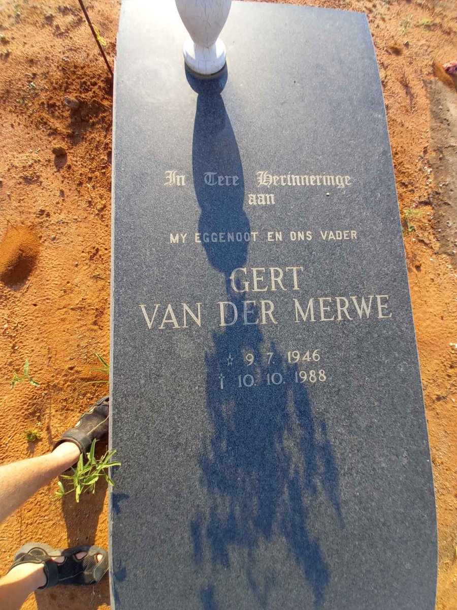 MERWE Gert, van der 1946-1988
