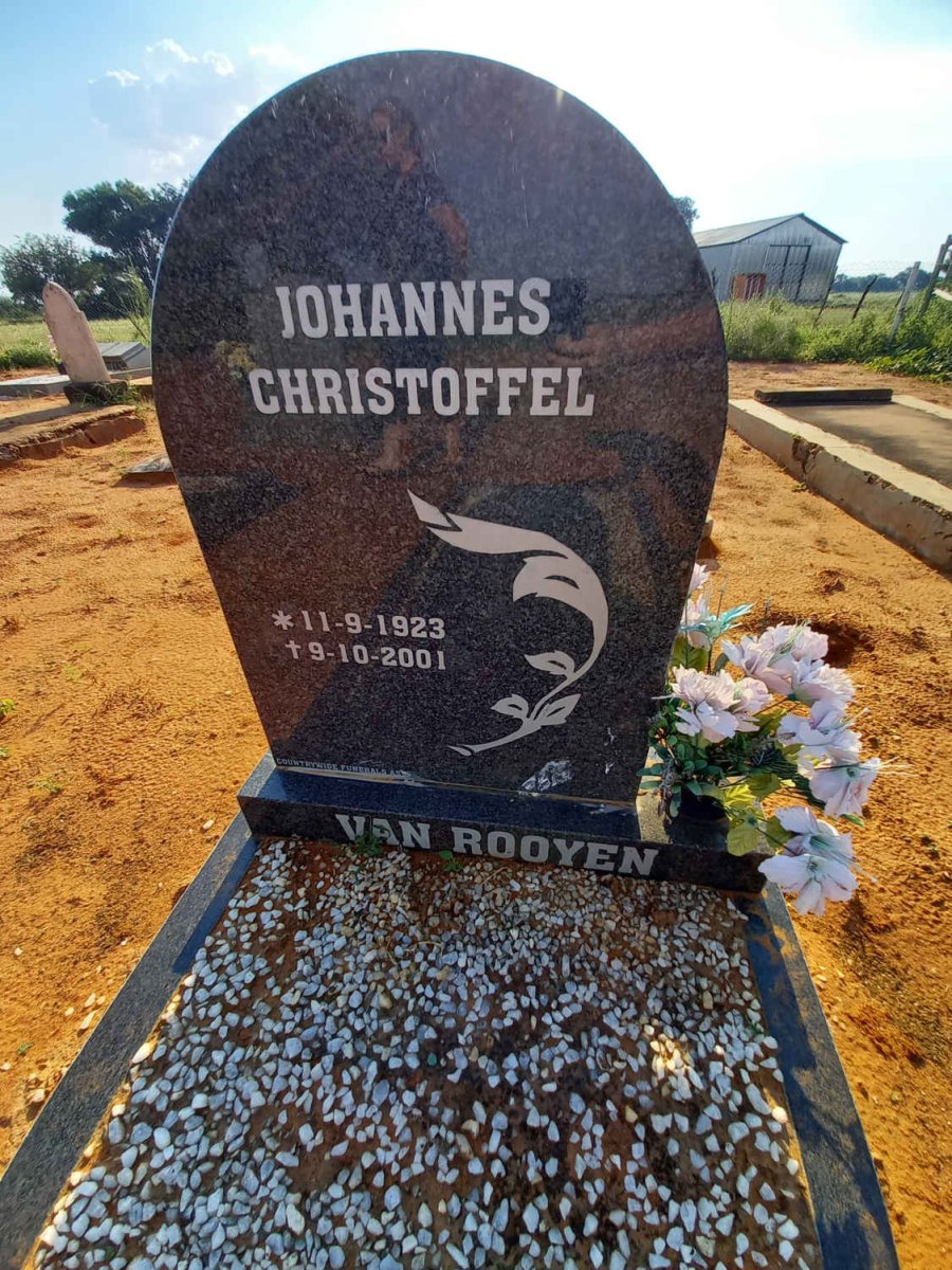 ROOYEN Johannes Christoffel, van 1923-2001
