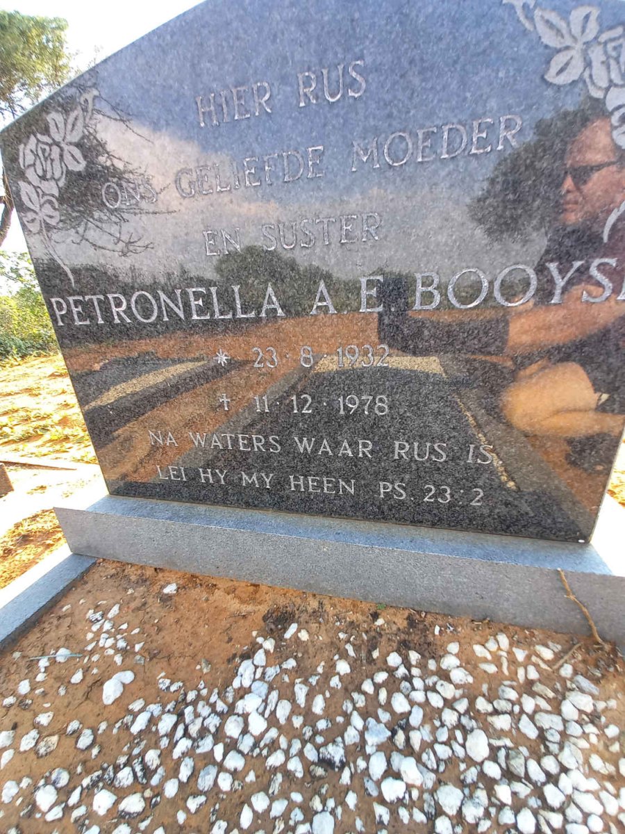 BOOYSE Petronella A.E. 1932-1978