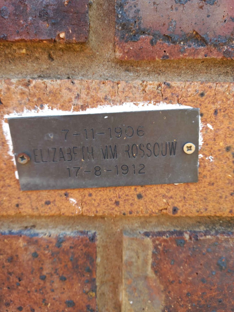 ROSSOUW Elizabeth M.M. 1906-1912
