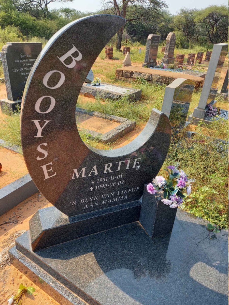 BOOYSE Martie 1931-1999