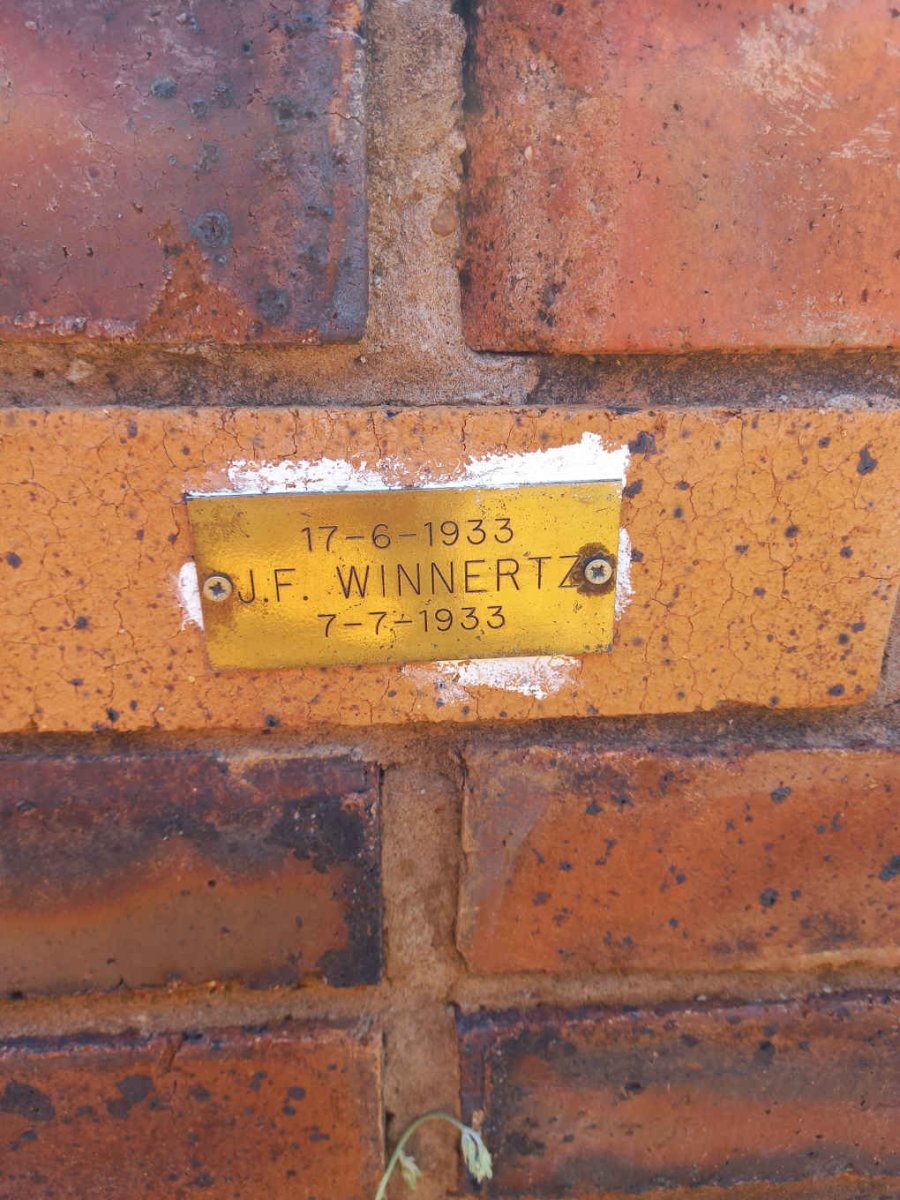 WINNERTZ J.F. 1933-1933
