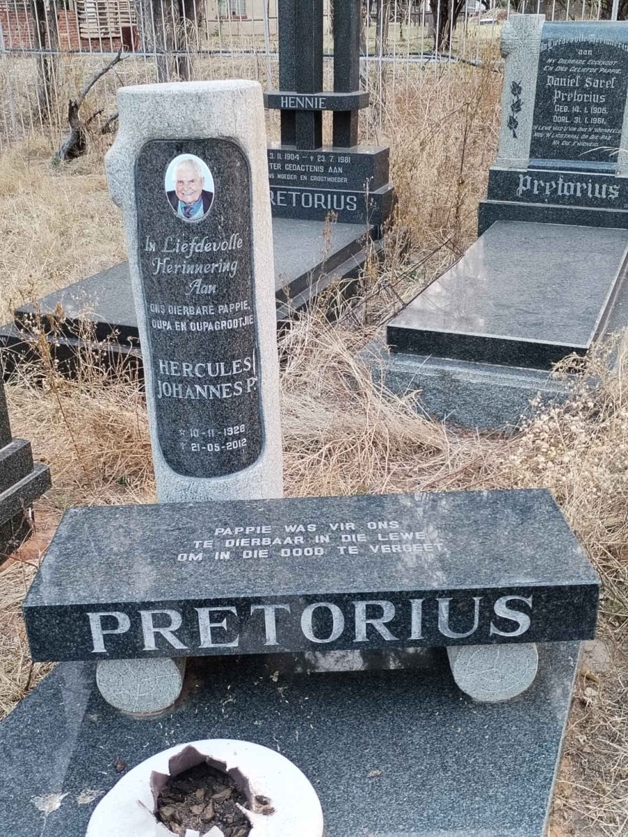 PRETORIUS Hercules Johannes P. 1928-2012