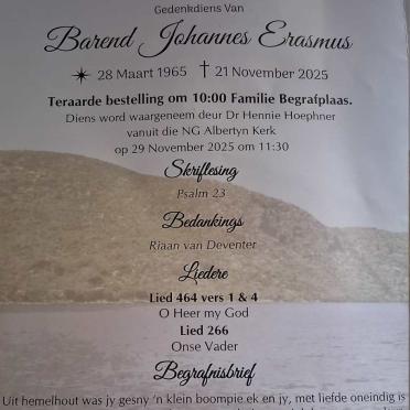 ERASMUS Barend Johannes 1965-2025_2