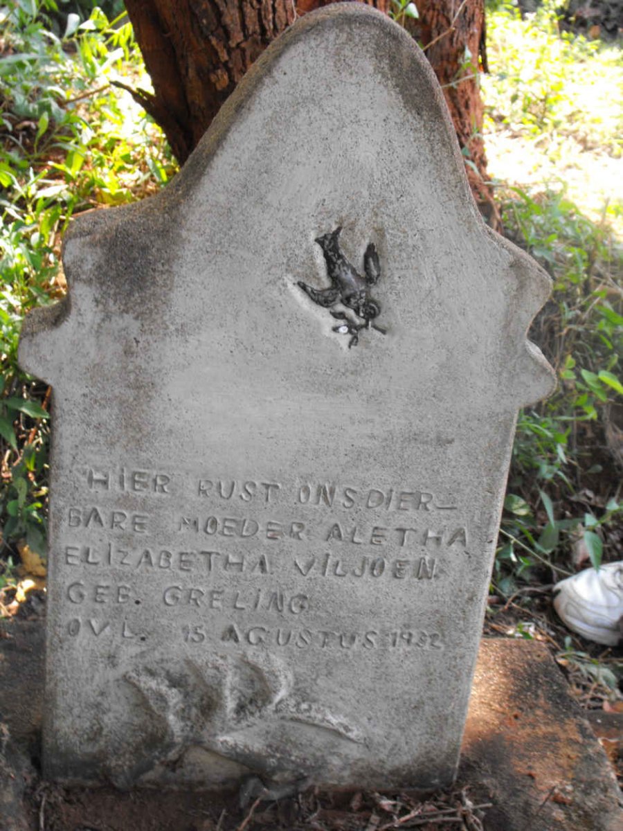 VILJOEN Aletha Elizabetha nee GRELING -1932