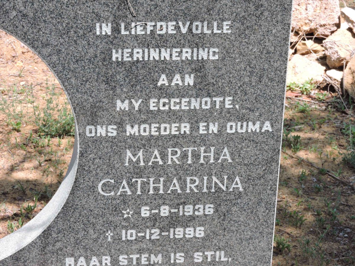 HURN Robert 1929-2008 &amp; Martha Catharina 1936-1996