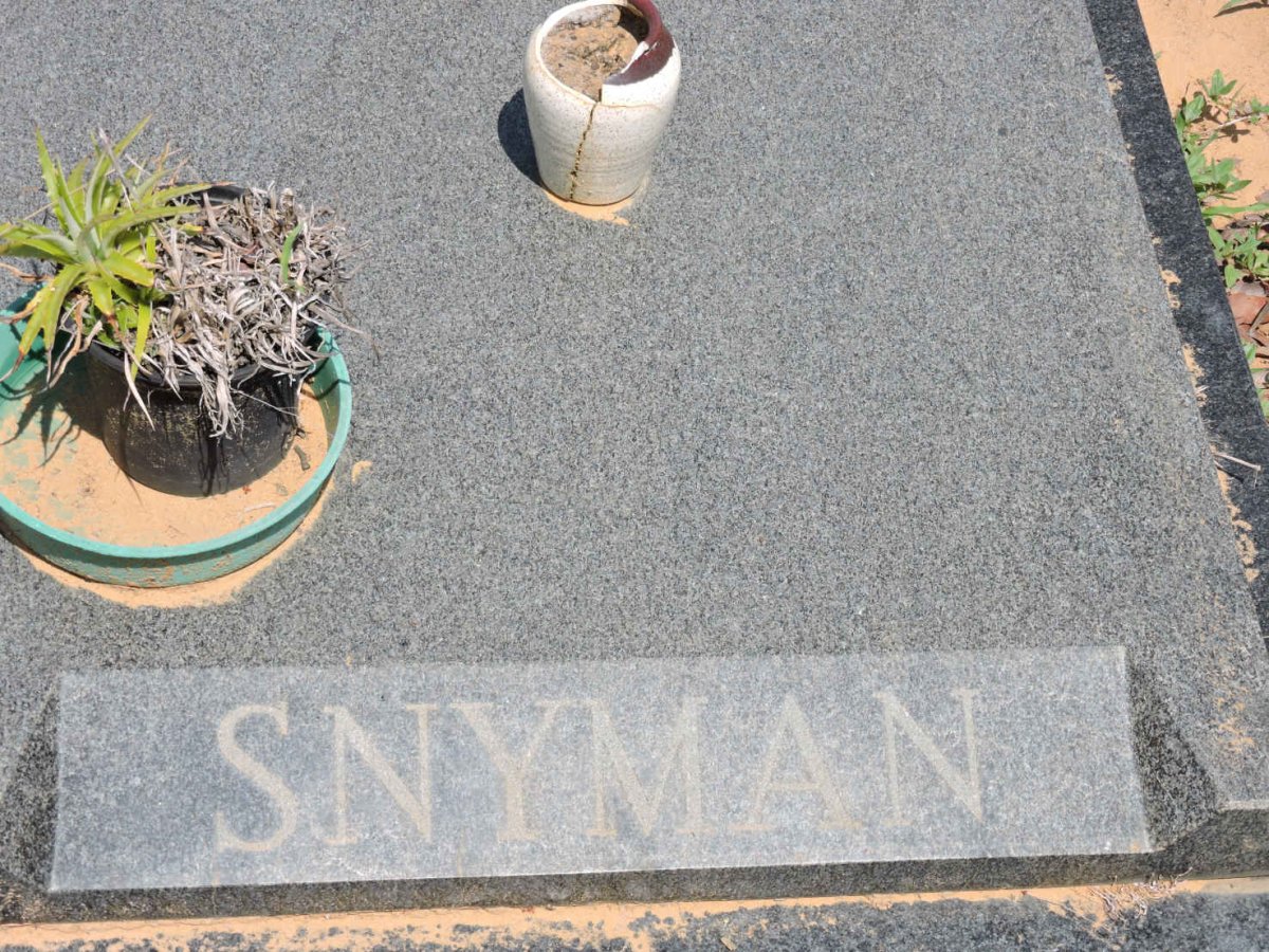SNYMAN Magdalena J.J. 1900-1985