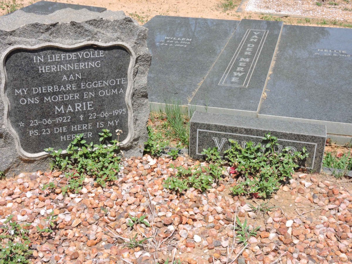 VENTER Marie 1922-1995