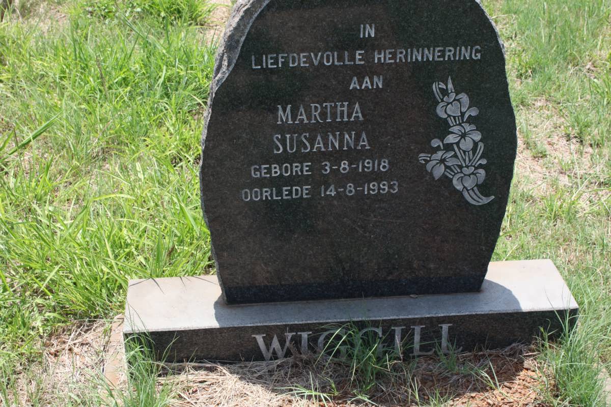 WIGGILL Martha Susanna 1918-1993