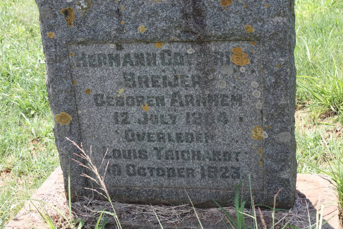 BREIJER Hermann Gottfried 1884-1923