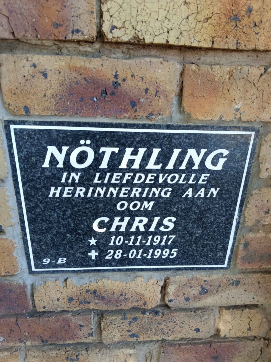 NOTHLING Chris 1917-1995