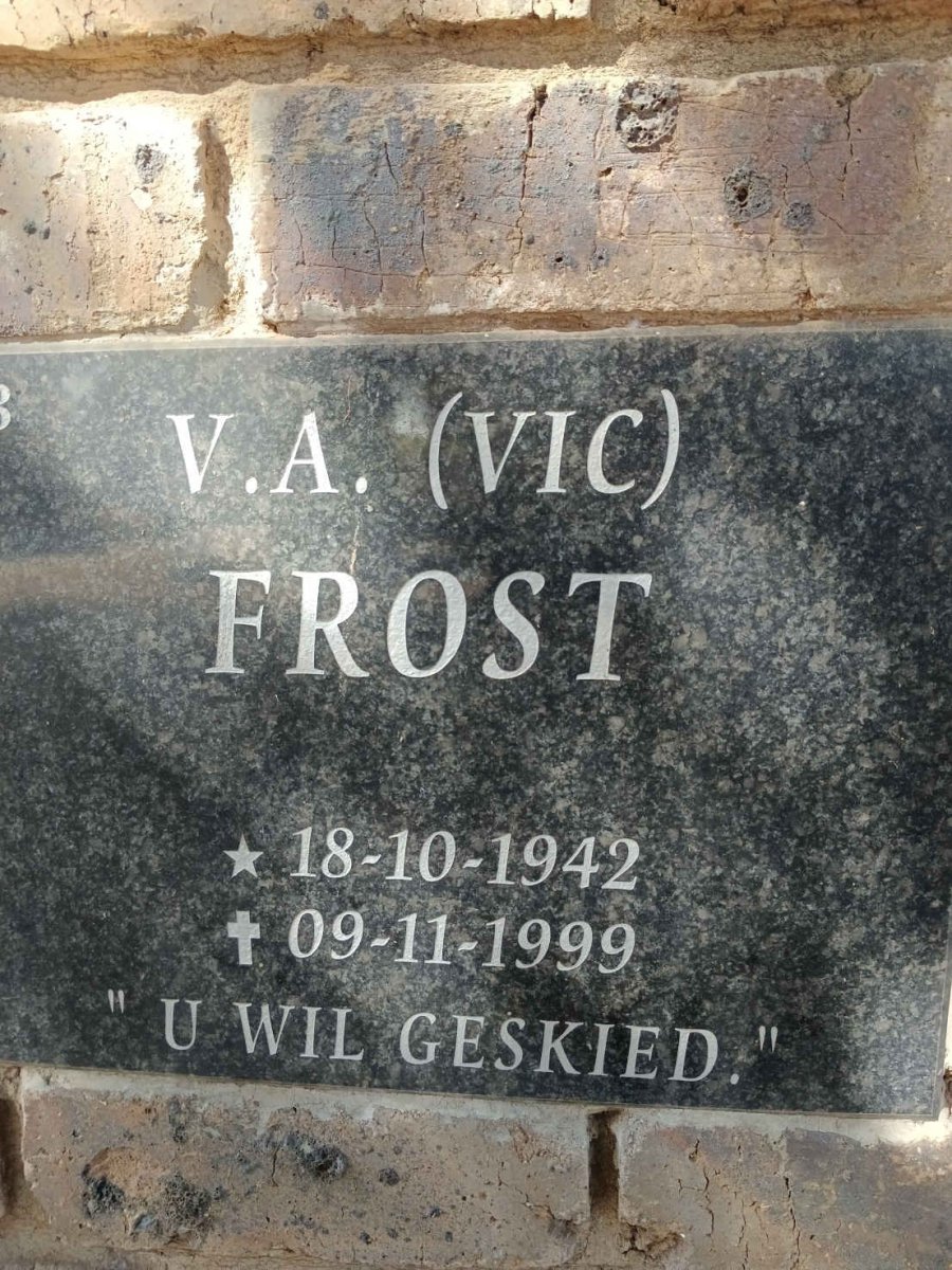FROST V.A. 1942-1999
