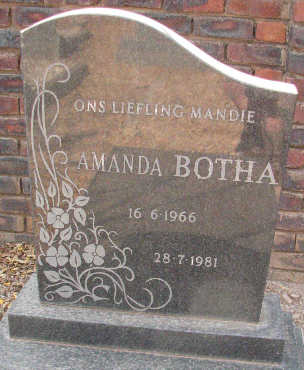BOTHA Amanda 1966-1981