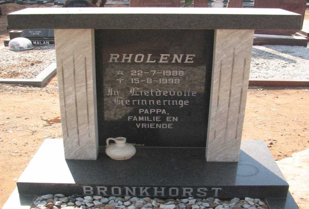 BRONKHORST Rholene 1988-1998