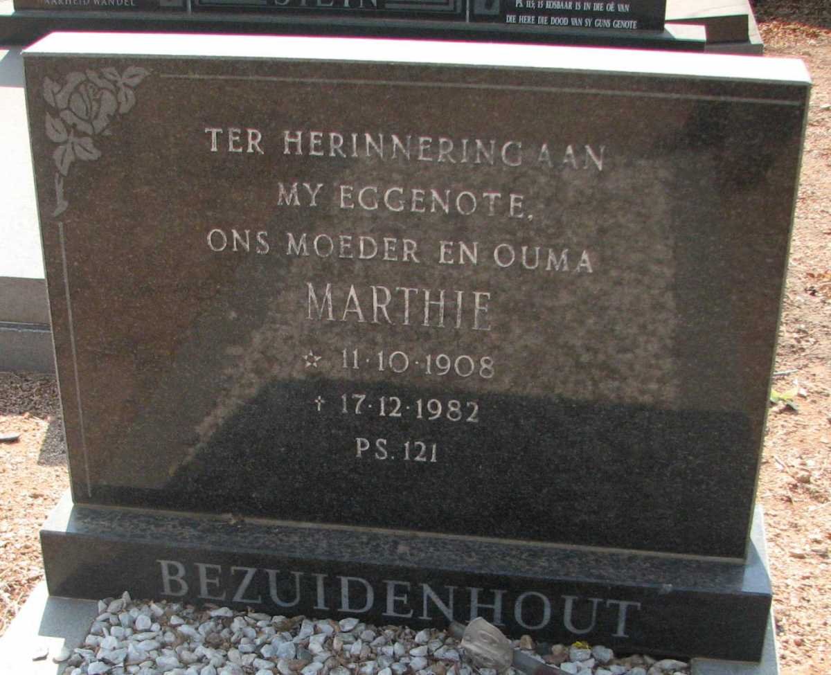 BEZUIDENHOUT Marthie 1908-1982