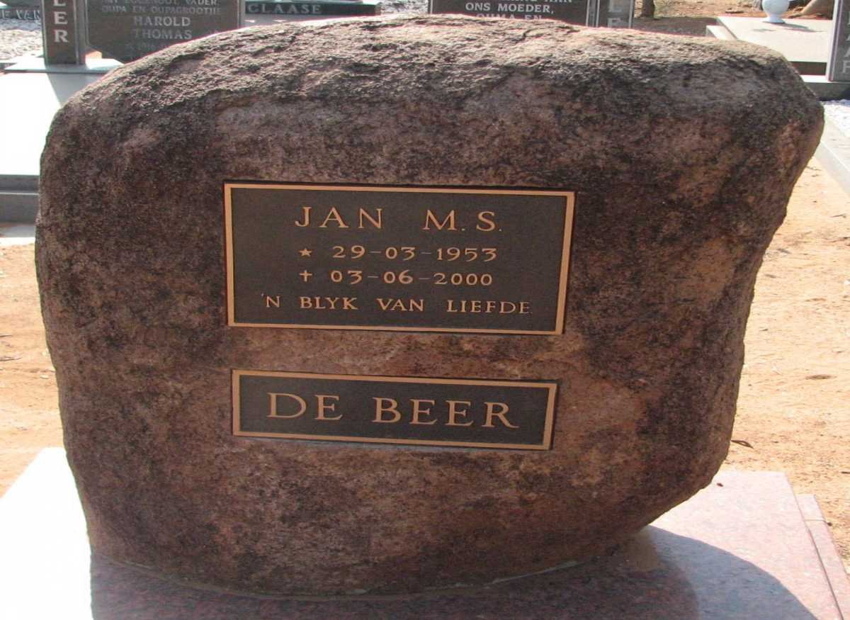 BEER Jan M.S., de 1953-2000