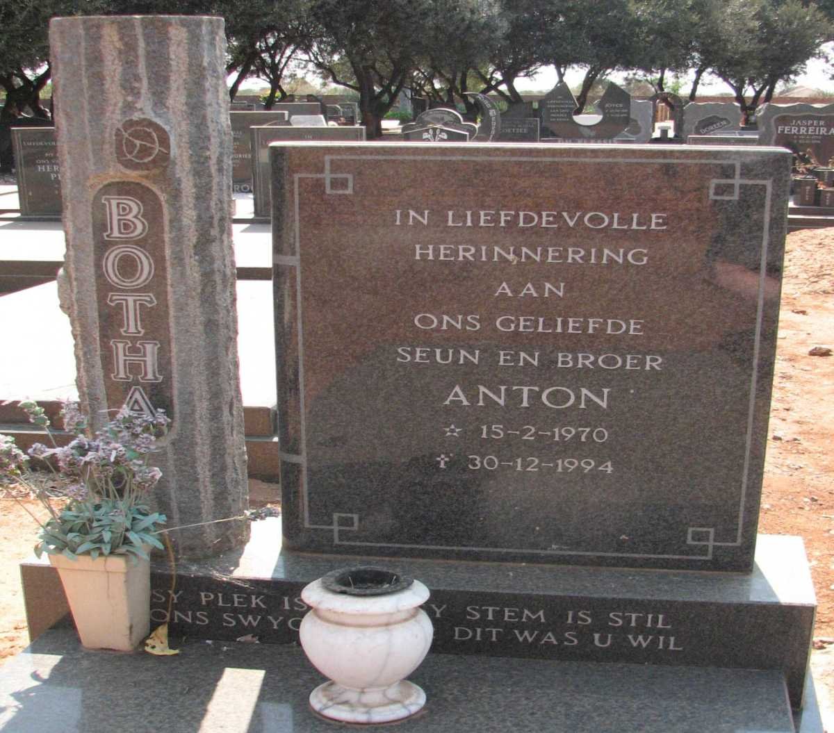 BOTHA Anton 1970-1994
