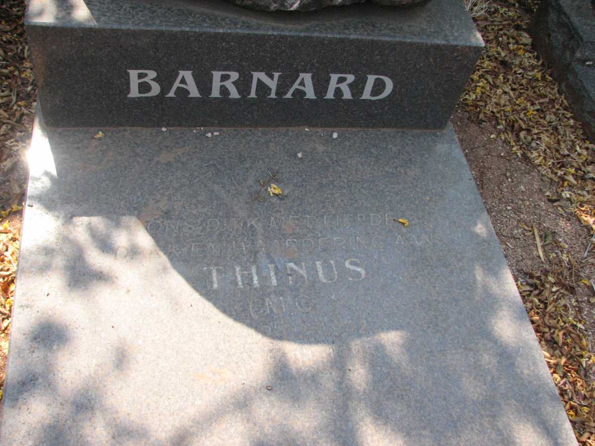 BARNARD Thinus ?-?