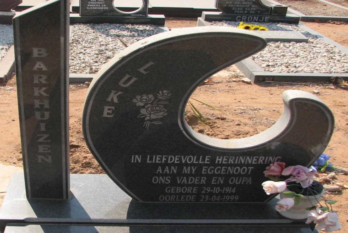 BARKHUIZEN Luke 1914-1999