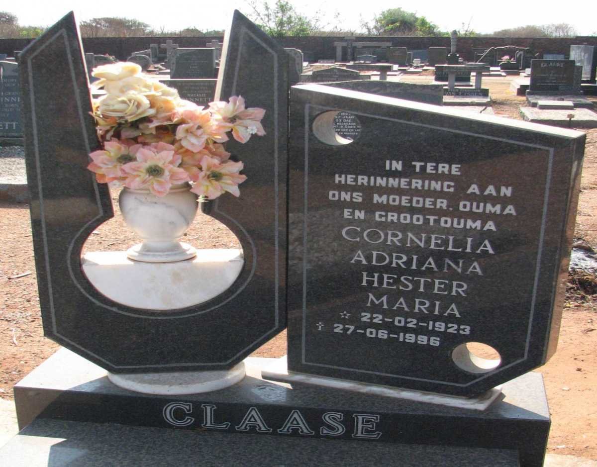 CLAASE Cornelia Adriana Hester Maria 1923-1996