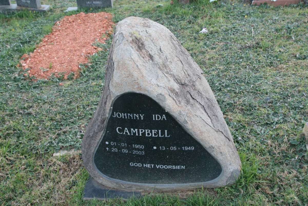 CAMPBELL Johnny 1950-2003 &amp; Ida 1949-