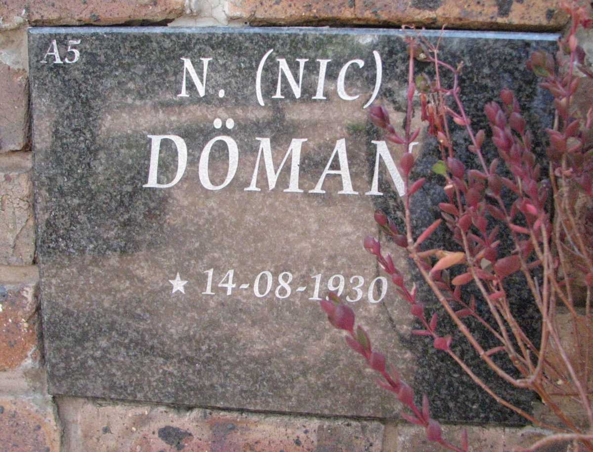 DOMAN N. 1930-
