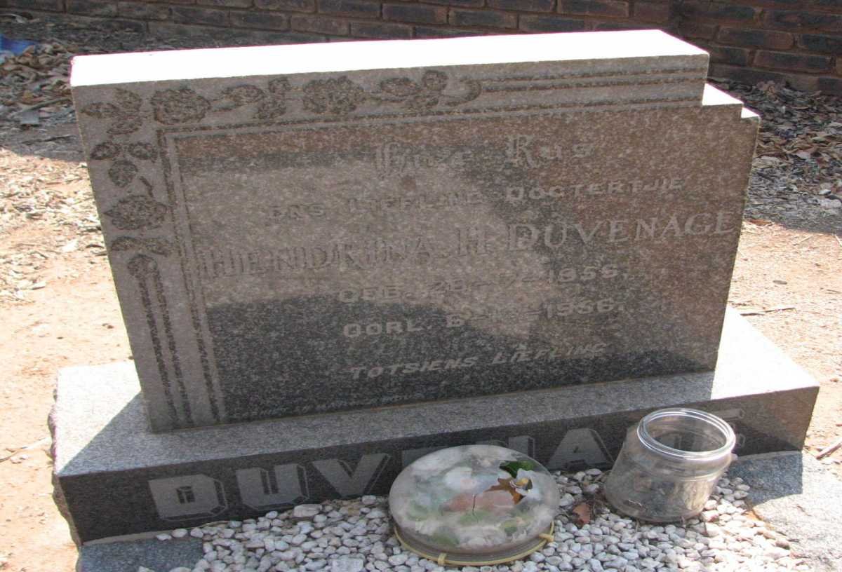 DUNVENHAGE Hendrina H. 1956-1956
