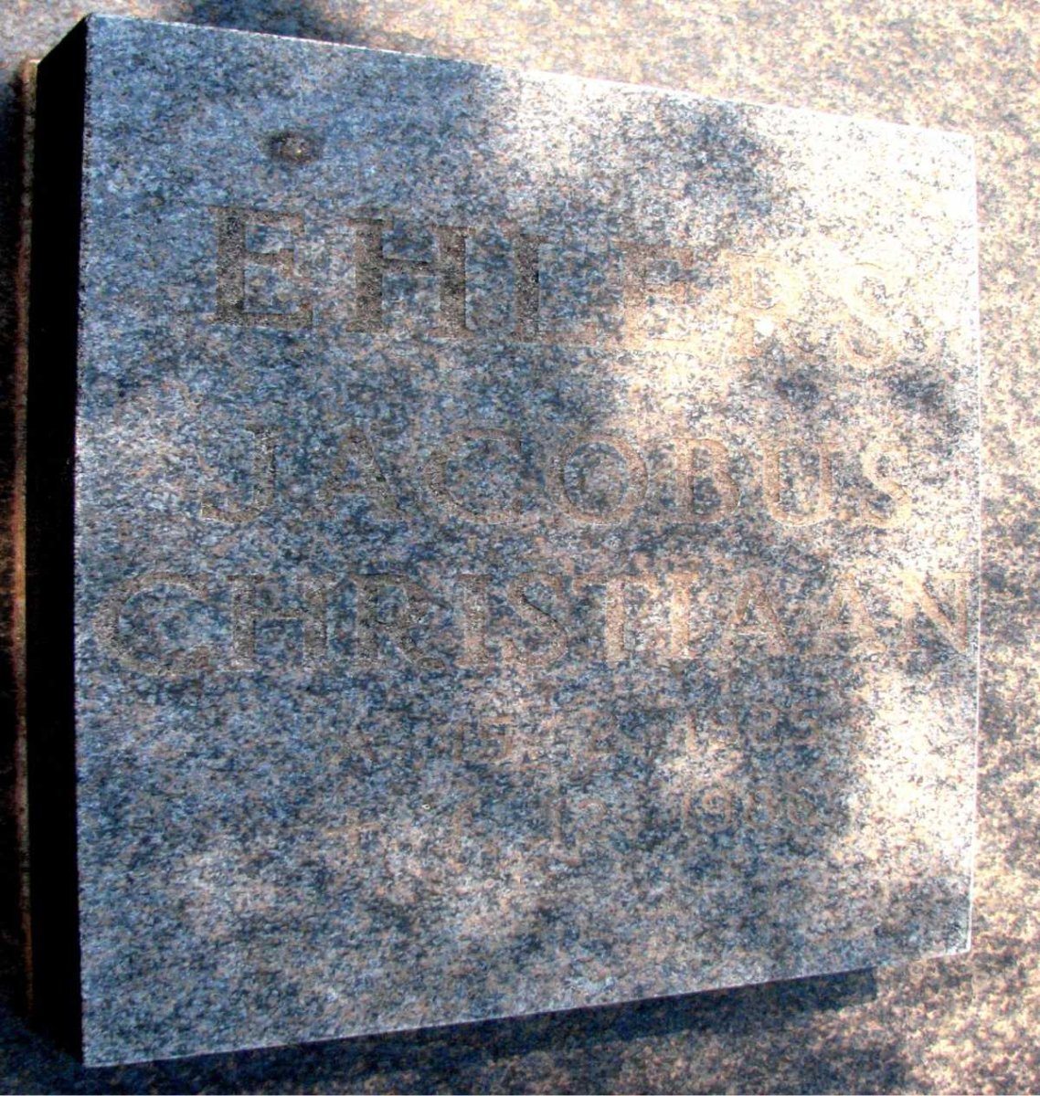 EHLERS Jacobus Christiaan ?-?