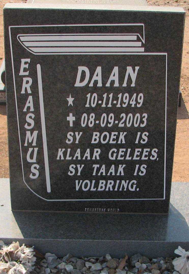 ERASMUS Daan 1949-2003