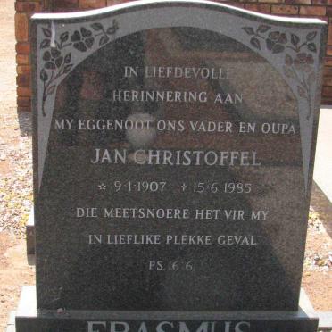 ERASMUS Jan Christoffel 1907-1985