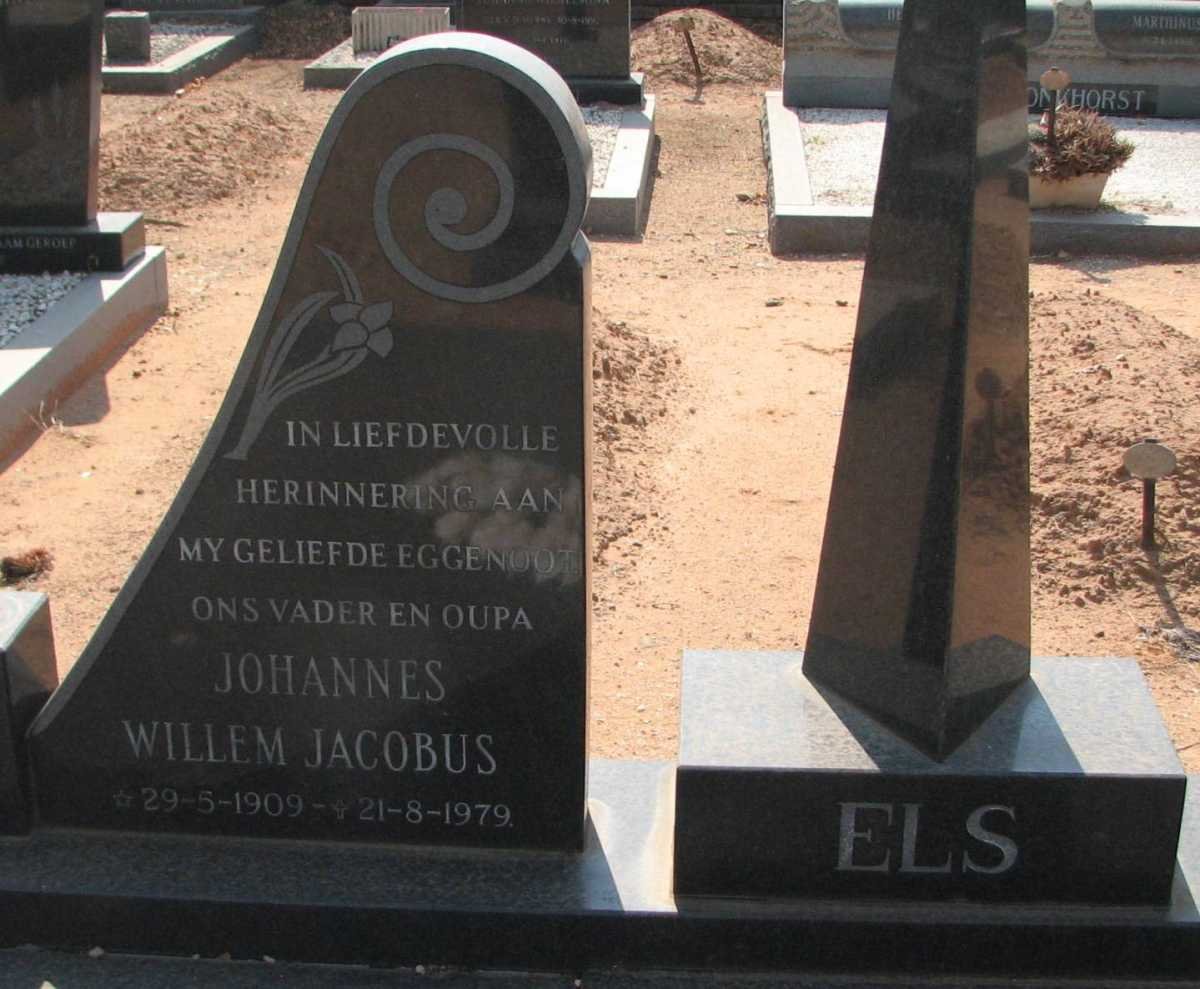 ELS Johannes Willem Jacobus 1909-1979 &amp; Eliziena Hendrina Magdalena 1918-1986