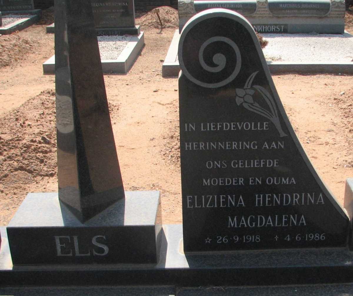 ELS Eliziena Hendrina Magdalena 1918-1986