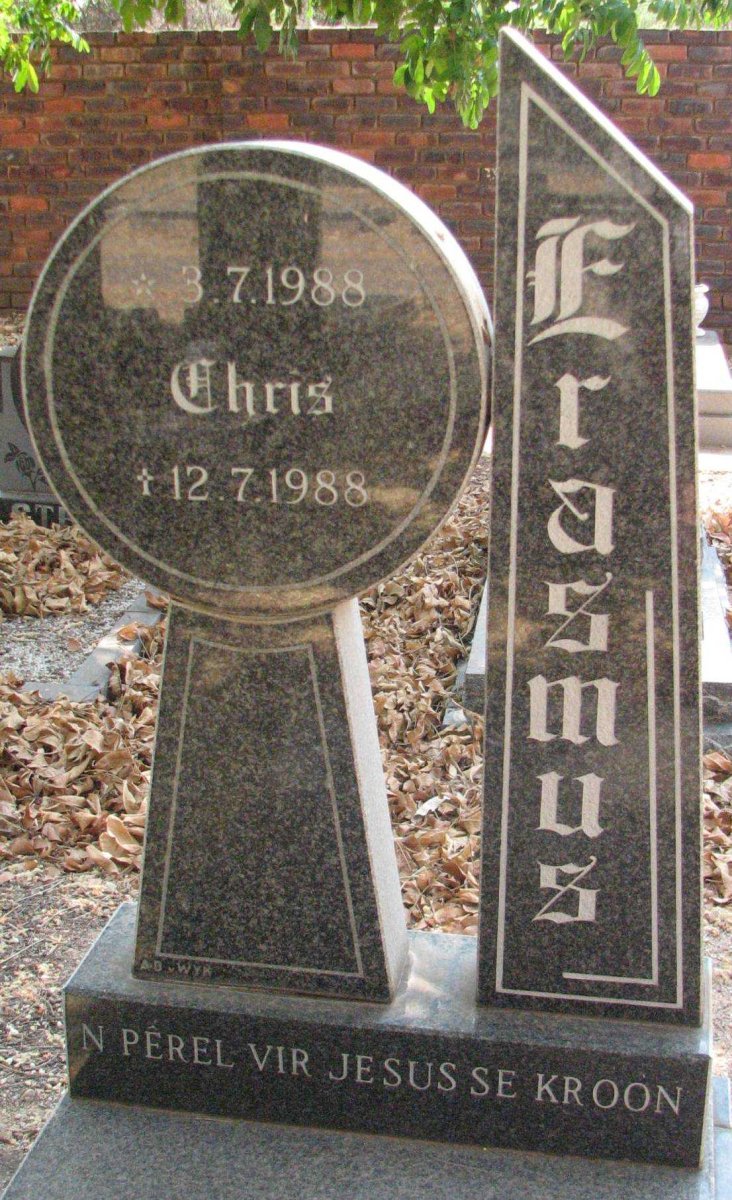 ERASMUS Chris 1988-1988