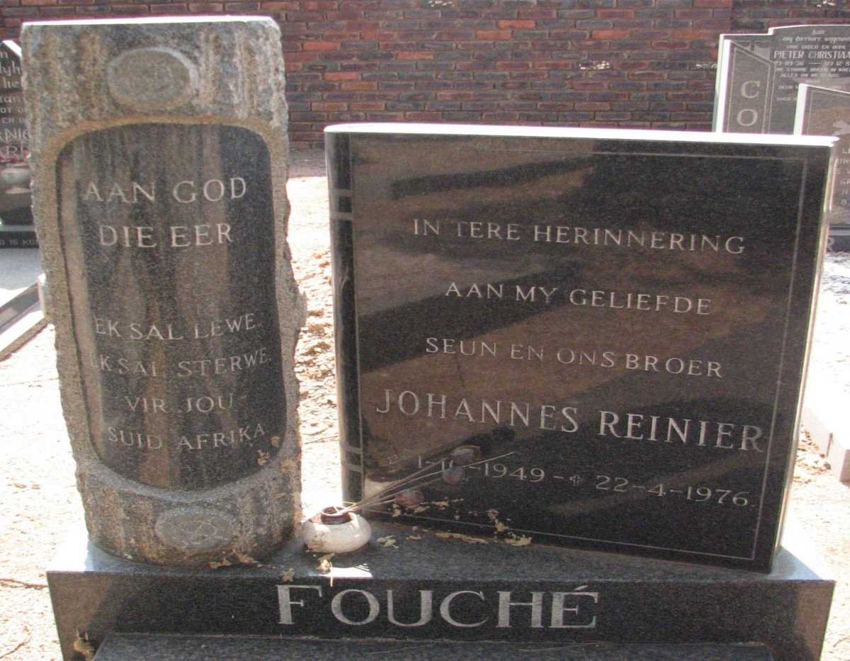 FOUCHE Johannes Reinier 1949-1976