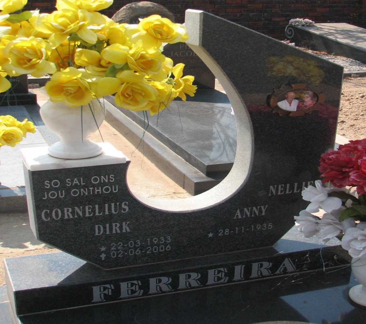 FERREIRA Cornelius Dirk 1933-2006 &amp; Nellie Anny 1935-
