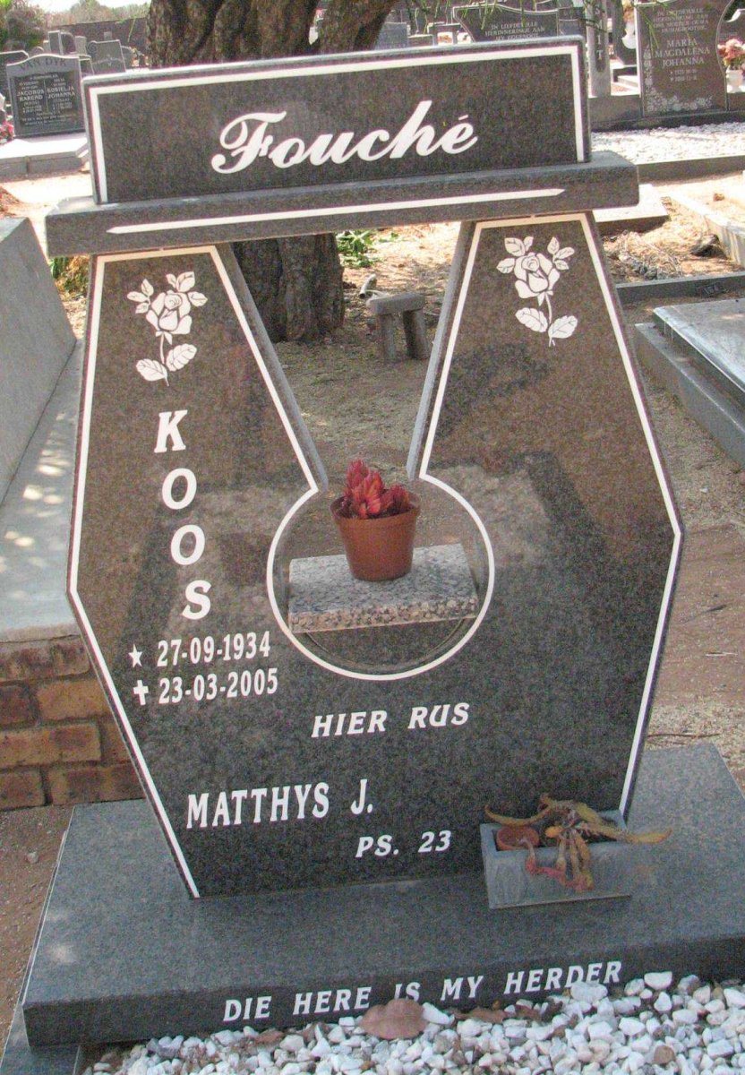 FOUCHE Matthys J. 1934-2005