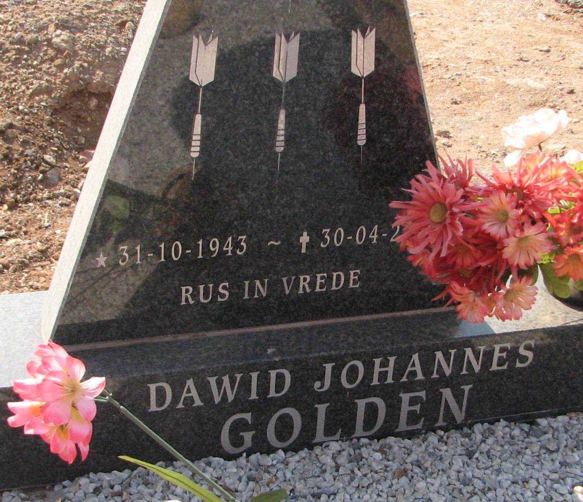 GOLDEN Dawid Johannes 1943-20??