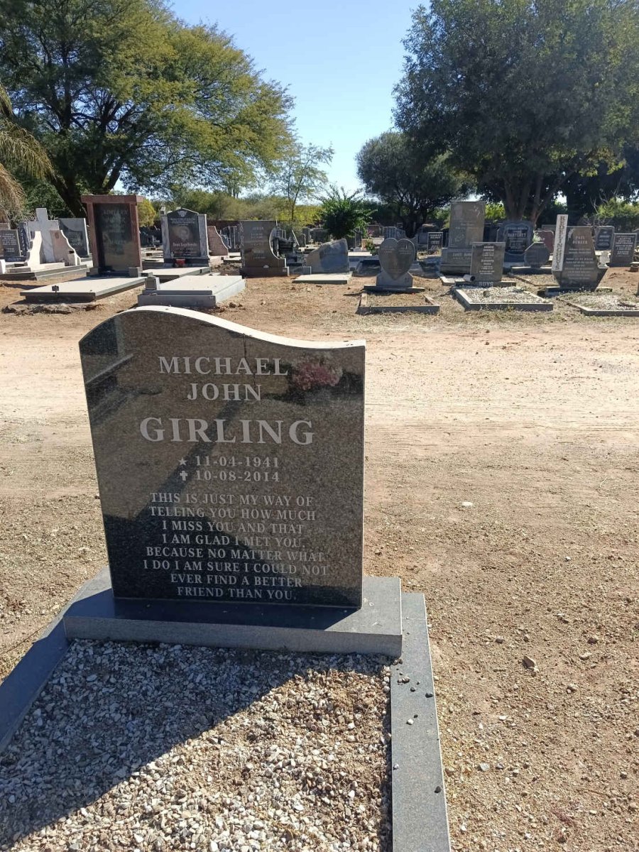 GIRLING Michael John 1941-2014