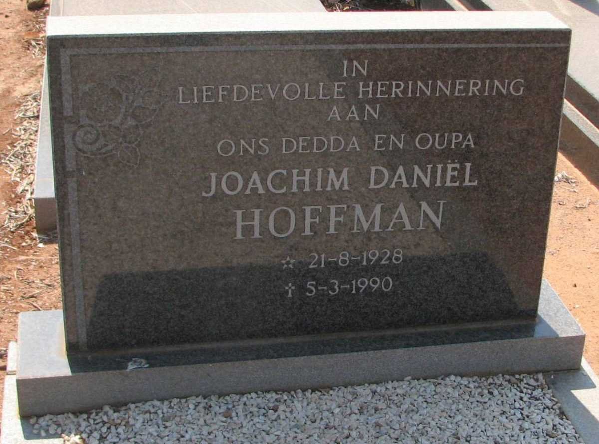 HOFFMAN Joachim Daniel 1928-1990