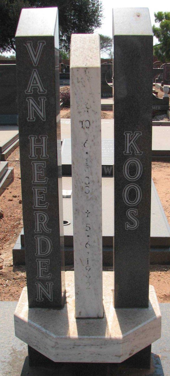 HEERDEN Koos, van 1933-1992