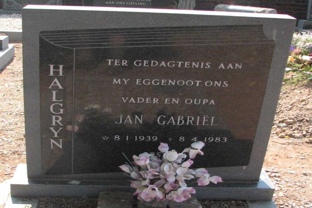 HALGRYN Jan Gabriel 1939-1983
