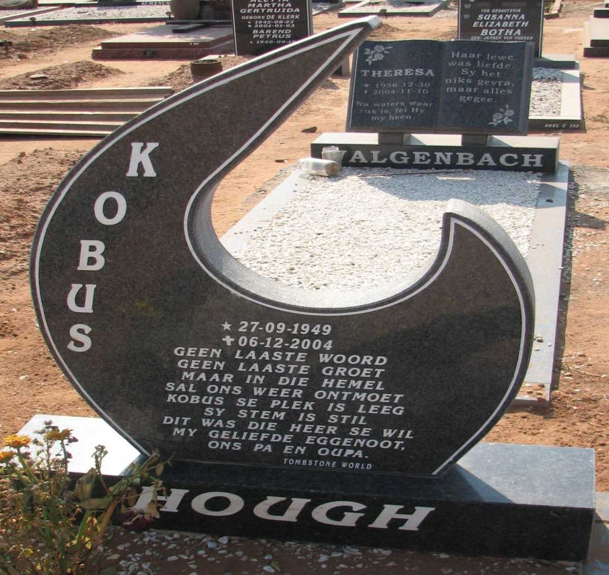 HOUGH Kobus 1949-2004