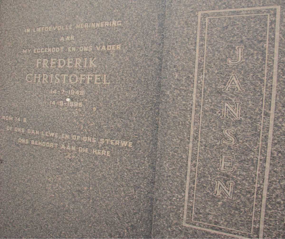 JANSEN Frederik Christoffel 1948-1995