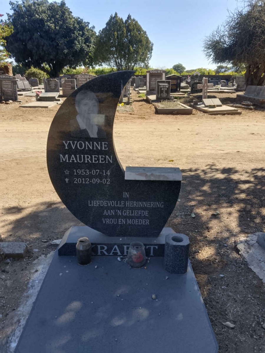 KRAFTT Yvonne Maureen 1953-2012